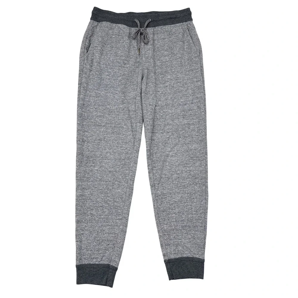 Faherty Jogger Sweatpants Mens Size Medium Gray Double Knit Casual Loungewear
